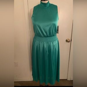 Nanette Lepore High Low Mock Neck Dress
